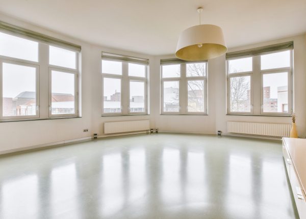Interior of a spacious room in a luxury house